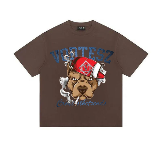 VORTESZ DAWG TEE [BROWN]