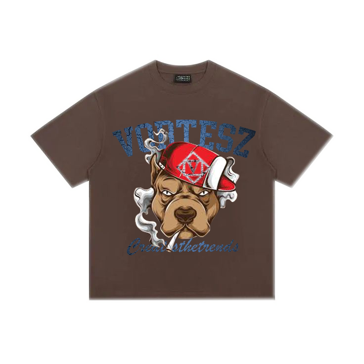 VORTESZ DAWG TEE [BROWN]
