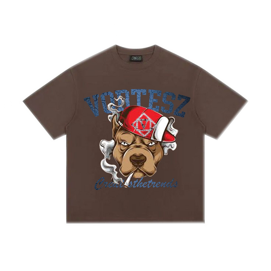 VORTESZ DAWG TEE [BROWN]