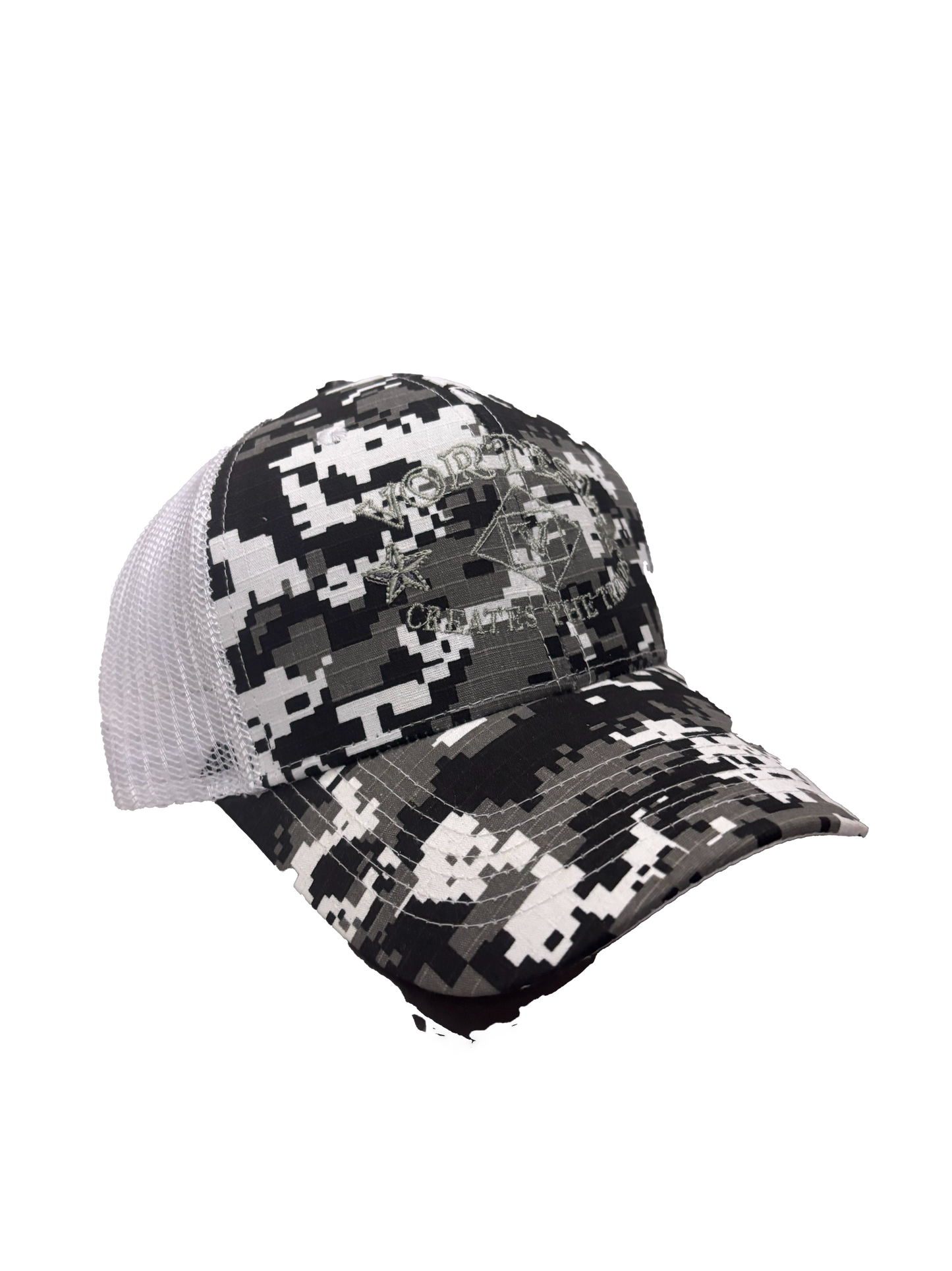 LOGO CAMO CAP [WHITE]