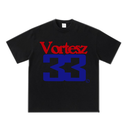 33 VORTESZ TEE [BLACK]